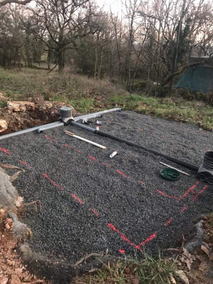 Assainissement construction Cajarc