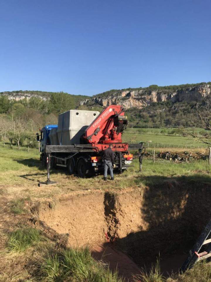 Assainissement résidence Cajarc