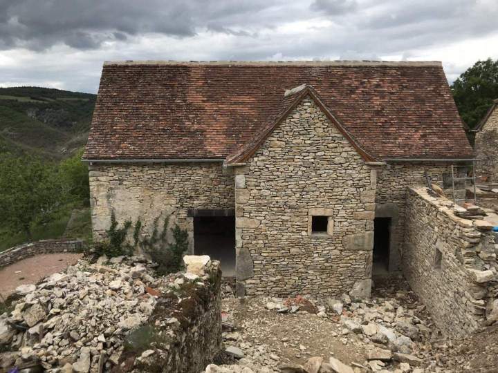 Remise en état immeuble ancien Cajarc
