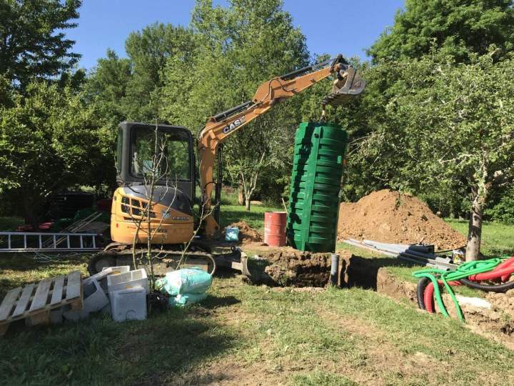 Travaux assainissement Cajarc