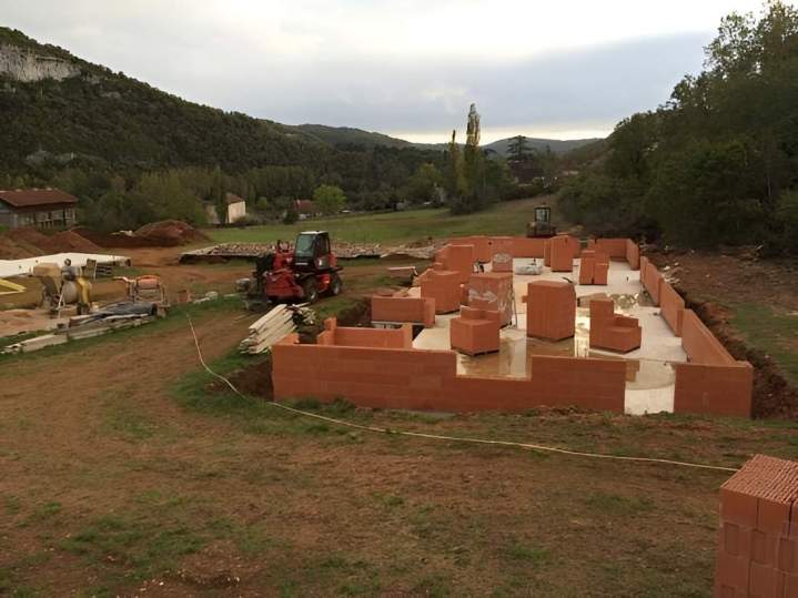 Maison en cours de construction Cajarc